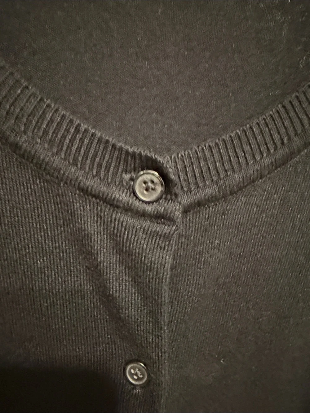 Style & Co. Black Button-Up Women's Cardigan